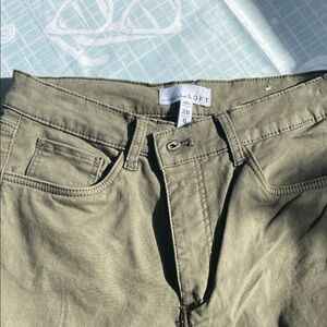 LOFT Olive Green Pants